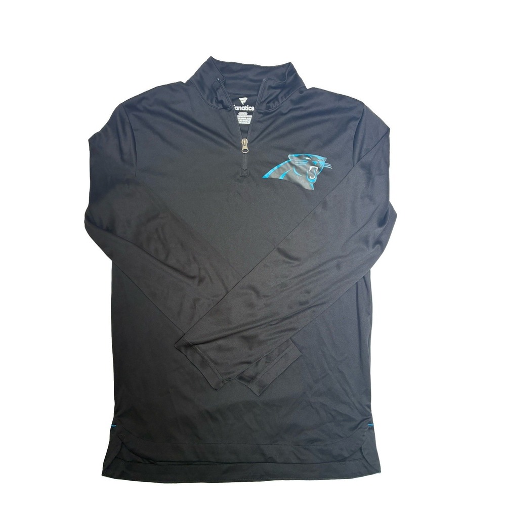 Carolina Panthers Fabletics 1/4 Zip Pullover. Mens Size Small Light Weight. NFL